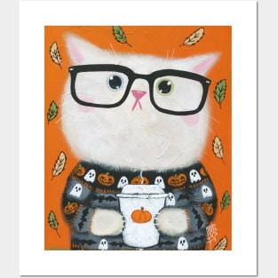 Sweater Weather Kitty 5 Posters and Art
